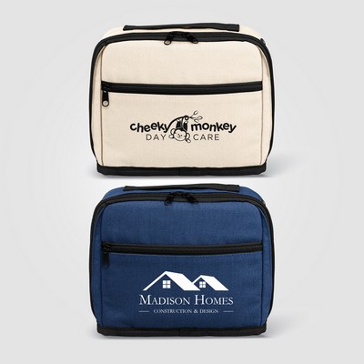 Odyssey 16 oz. Recycled Cotton Tech Organizer Zippered Pouch – 1.7L - Silkscreen