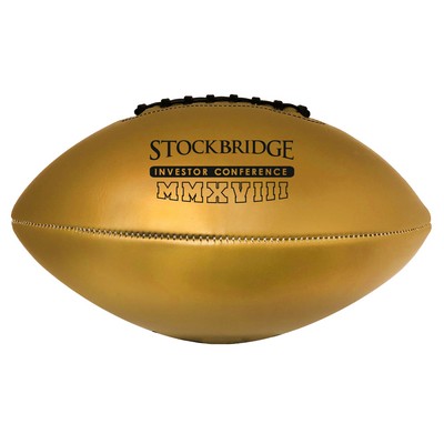 Football - METALLIC SERIES, Composite, OFFICIAL Size, MATTE GOLD - NO BRAND