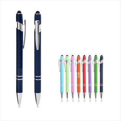 Rubberized Soft Tactile Rubber Pen(Ocean)